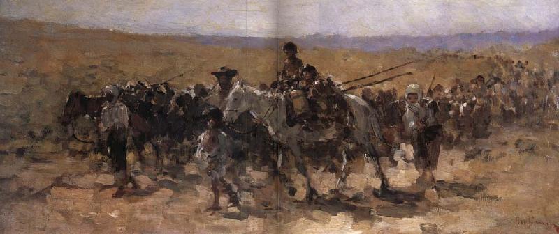 Nicolae Grigorescu Gypsies Spain oil painting art